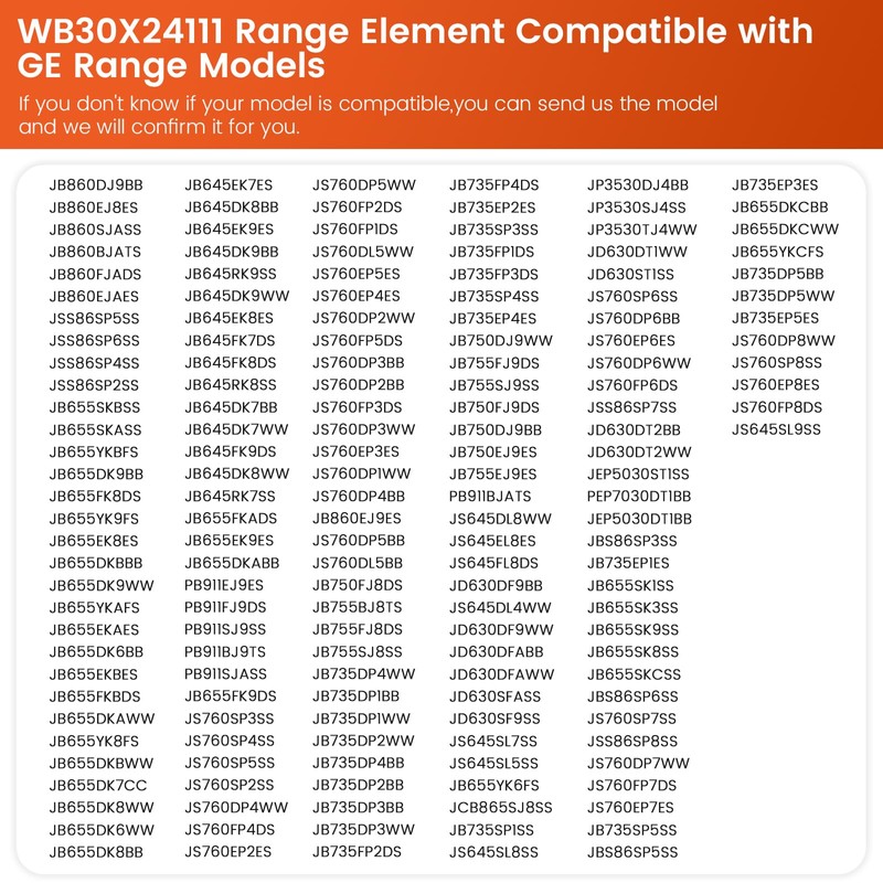 Upgraded WB30X24111 9-In Dual Range Radiant Surface Element by puxyblue