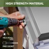 #10 x 3/4" (200 PCS) Black Metal Roofing Screws with