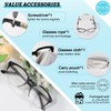 MARE AZZURO Large Reading Glasses Women Trendy Round Readers 1.00