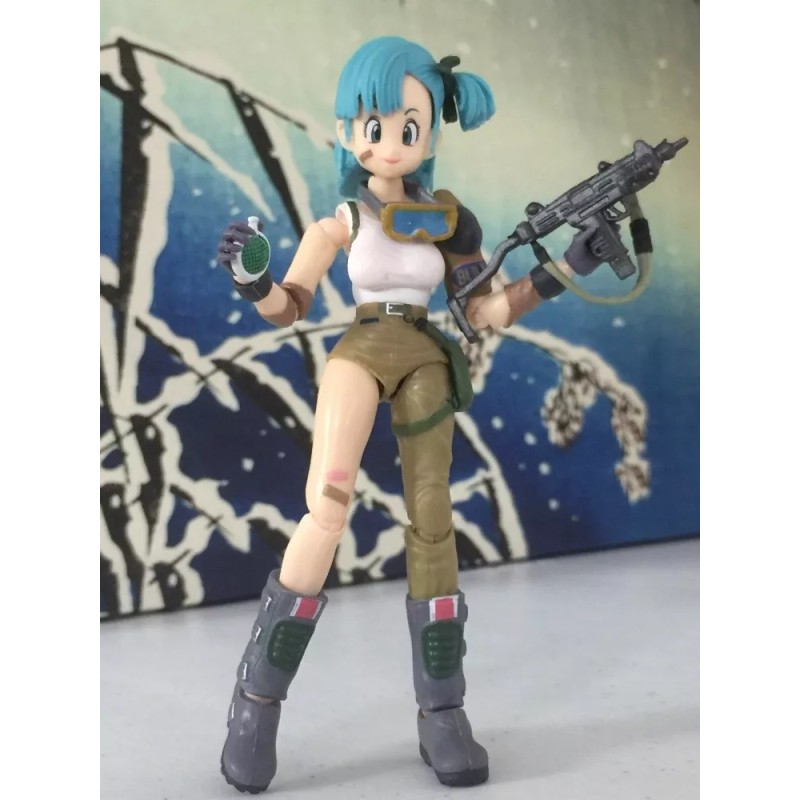 Pmarket Figura Bulma Dragon Ball Z Articulable Con Accesorios 13cm