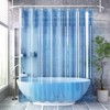 AmazerBath Extra Long Shower Curtain Liner, Clear Blue Shower Liner