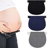 Waist Extender Set of 3 Maternity Pants Extender Pregnancy Adjustment