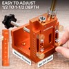 Pocket Hole Jig Kit, Matework Adjustable Pocket Hole Jig System