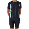 Fila 3132035 Women's Tankini Set, Short Sleeve, Full Zip Tankini