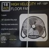 Hyper Wind 18" 3-Speed High Velocity Heavy Duty Metal Industrial