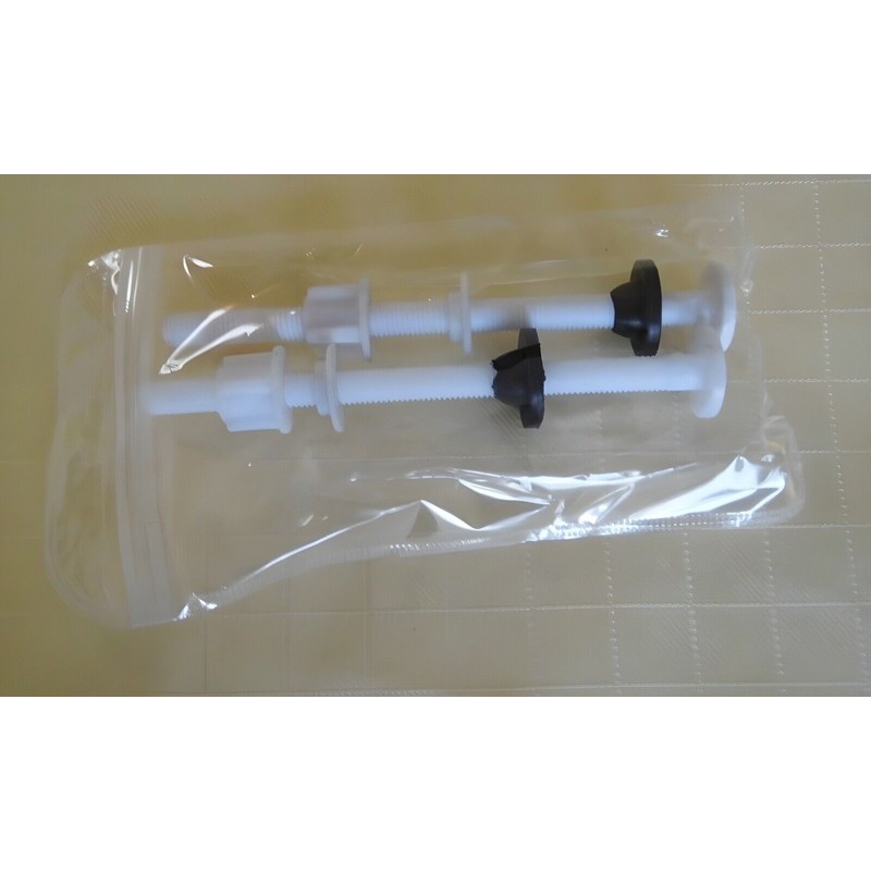 NUFLUSH 6 in Nylon ABS Raised Toilet Seat Bolts &