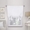 H.VERSAILTEX Pure White Curtain Thermal Insulated Tie Up Window Shade