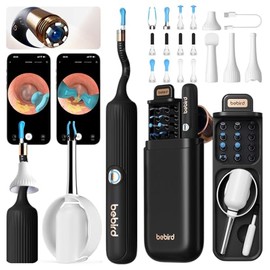 Bebird Pro Earsight Plus Wireless Visual Ear Wax Removal Camera,Flexible Otoscope Ear Cleaner with Ear Pick & Tweezers,Painless Safe Ear Cleaning Kit for Adults & Kids (Includes 2-Year Warranty)