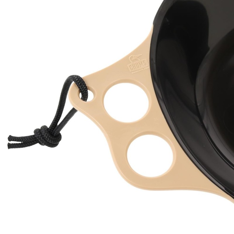CHUMS CH62-1732-B069-00 Camper Curry Plate, Brown/Black, 10.2 x 6.7 x