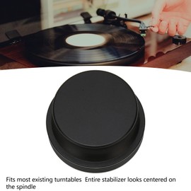 Record Player Weight Stabilizer, Aluminum Alloy Turntable Weight Clamp, Reduce Vibration, Universal Turntables Metal Disc Stabilizer for LP Record Player