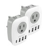 US to UK Ireland Travel Plug Adapter 2 Pack, VINTAR