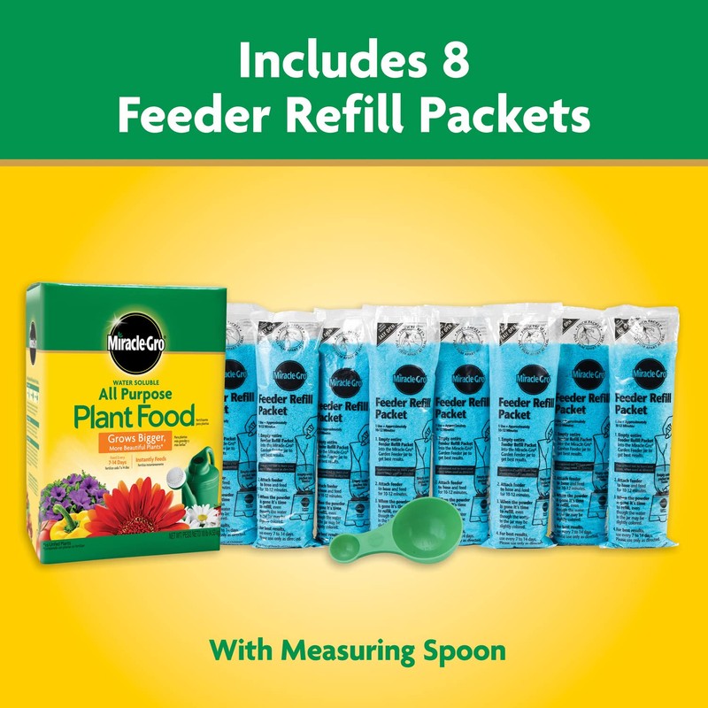 Miracle-Gro Water Soluble All Purpose Plant Food, Plant Fertilizer for