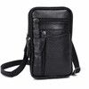 Leather Crossbody Bag for Daily Carry – Compact Multi-Pocket Phone