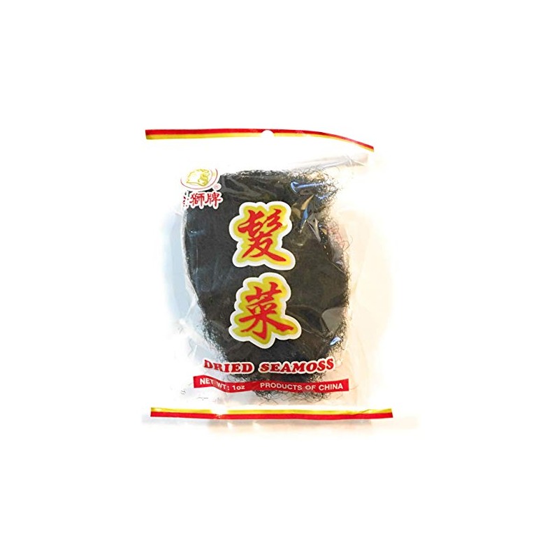 Golden Lion Dried Seamoss 1 Oz(2 Pack)發菜