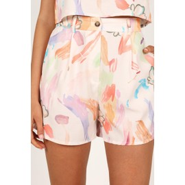 Petal & Pup Women's Carey High Waisted Shorts, Multi