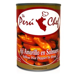 Aji Amarillo entero en Salmuera lata 20oz 2 PACK