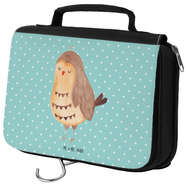 Mr. & Mrs. Panda Toiletry Bag Owl Satisfied, neutral, Hand