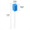 Disposable Oral Care Swabs Tooth Cleaning Mouth Swabs (50 Blue)