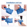 Drilling Template with Adjustable, Woodworking Doweling Jig Kit, Drill Hole