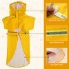 ExploreU Dog Raincoat, Adjustable Water Proof Pet Clothes, Waterproof Lightweight