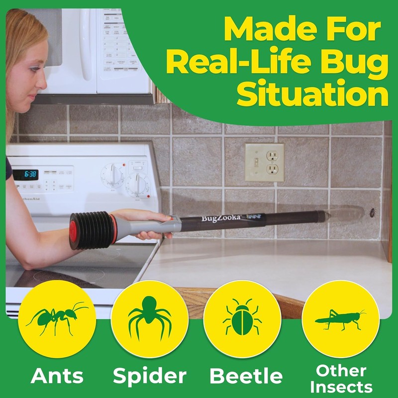 Bug Vacuum for Adults - No Batteries or Toxic Chemicals,
