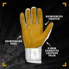 BRUCE BOLT Original Series Long Cuff White Batting Glove -