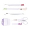 5 Pcs Vinyl Weeding Tool Set Weeder Tweezers Scraper Spatula