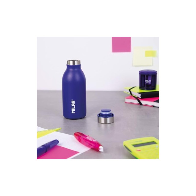MILAN® Stainless Steel Vacuum Flask 354ml Acid Series Blue