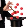 Bofanze Pack of 30 Red Sponge Balls, 4.5 cm Super