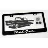 Gearhead Frames Classic Bel Air Black Stainless Steel License Plate