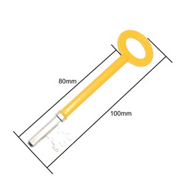 FBL Fire Brigade FB1 Key for FB1 Mortice Deadlock Hi Vis Yellow Pack of 10 (10)