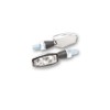 Highsider LED Blinker BLAZE, chrom, Klarglas, Paar, EG