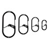NITEIZE G Carabiner #1 Black Pack of 2 Small