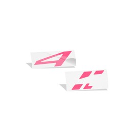 Reflective Concepts 4 Rhombi Emblem Overlay Decal Stickers for 2018-2024 Durango AWD - (Color: Hot Pink)