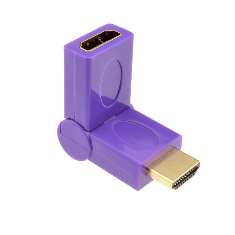 kenable HDMI 180 Degree Bend Multi Angle Socket to Plug