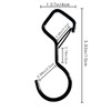 BJUTYEU Heavy Duty Screw Hooks for Hanging, 4-Inch Ceiling Hooks
