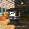 Davinci Lighting Edison Solar Outdoor Post Cap Lights - 4x4