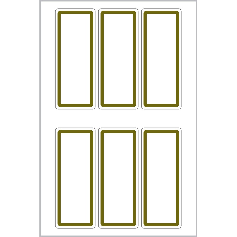 AVERY Zweckform 62028 Living Plant Signs (2 Signs, 6 Labels,