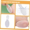minkissy 2pcs Glass Foot File Callus Remover Safe Gentle Foot