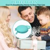 Green Silicone Nipple Shield Case, Silver Nursing Cups Case, Portable