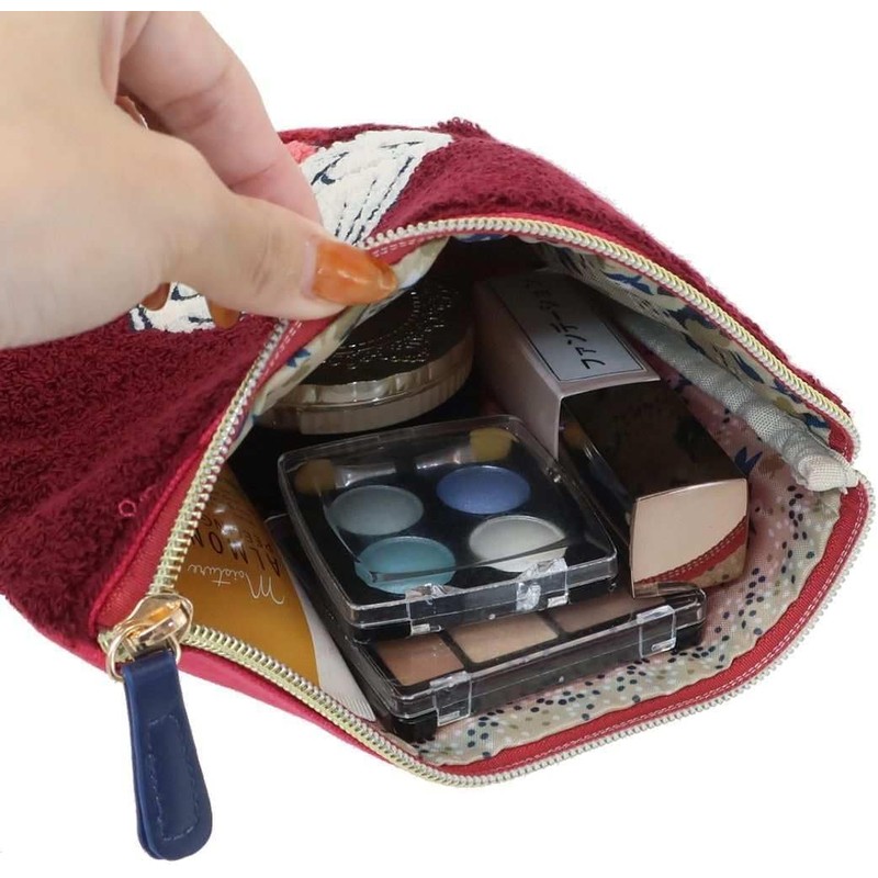 Marushin Moomin 1425023300 Moomin Fluffy Red Character Accessory Storage Cosmetics