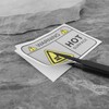 Create idea 10PCS Warning Label for High Temperature Area on