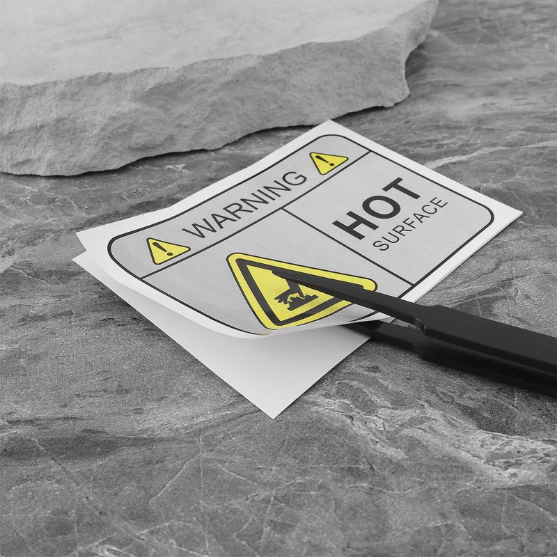 Create idea 10PCS Warning Label for High Temperature Area on
