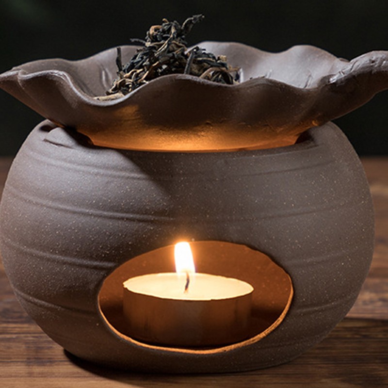 Ceramic Tea Roaster Loose Leaf Tea Warmer Tea Fragrance Roasting