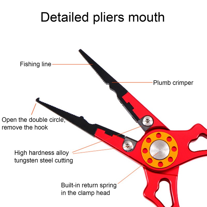 Fishing Pliers Professional Efficient Metal Fish Hook Remover for Fishing