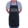 Print4U The Legend has Retired BBQ Cooking Funny Novelty Apron
