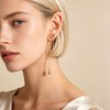 Gold Dangle Earrings for Women, Ultra Lightweight Teardrop Long Chain