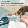 Cat Food and Water Bowls Set, Dog Cat Bowl with
