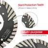 DT-DIATOOL 7 Inch Diamond Turbo Blade Cutting Granite Marble Concrete