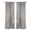 Duck River Textile Vida Trellis Pattern Window Curtain Set, 38x84,